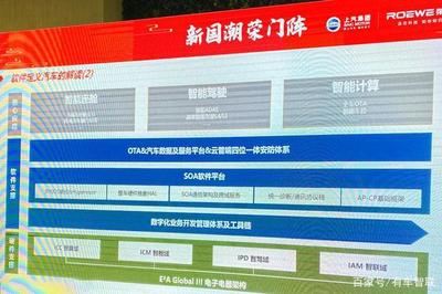 软件定义汽车?荣威:软件是灵魂 我们用智能座舱来承托